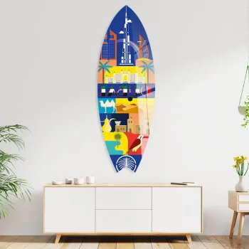 Pictura decorativa din plexiglas, Mvsf22L, PLEXIGLAS, Cadru: Design fara rama, Multicolor imagine