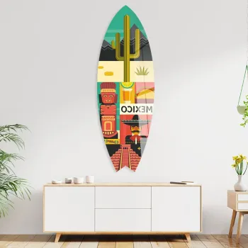Pictura decorativa din plexiglas, Mvsf40M, PLEXIGLAS, Cadru: Design fara rama, Multicolor imagine
