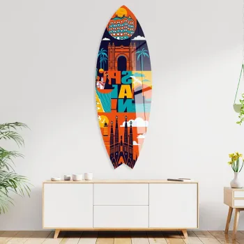 Pictura decorativa din plexiglas, Mvsf54L, PLEXIGLAS, Cadru: Design fara rama, Multicolor imagine
