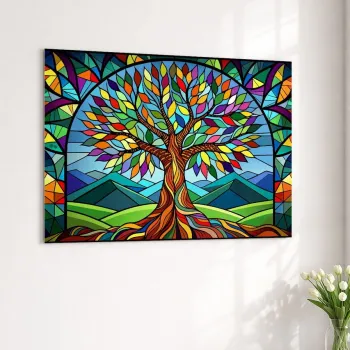Pictura decorativa pe metal, Artmtlpnt1-2840, Metal, Imprimare digitala, Multicolor imagine