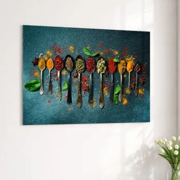 Pictura decorativa pe metal, Artmtlpnt10-2840, Metal, Imprimare digitala, Multicolor imagine