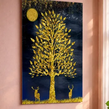 Pictura decorativa pe metal, Artmtlpnt21-2840, Metal, Imprimare digitala, Multicolor imagine