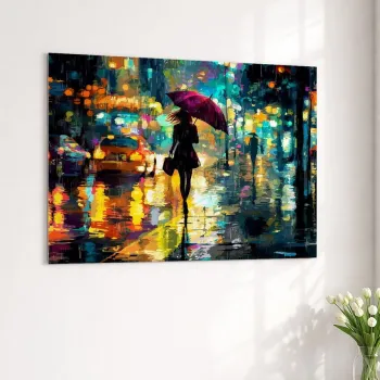 Pictura decorativa pe metal, Artmtlpnt4-2840, Metal, Imprimare digitala, Multicolor imagine