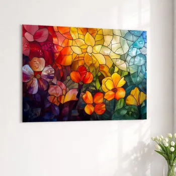 Pictura decorativa pe metal, Artmtlpnt6-2840, Metal, Imprimare digitala, Multicolor imagine