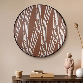 Pictura decorativa, Poesie de la Foret, Metal, Lemn (Grosime: 4 mm, Nuc negru imagine
