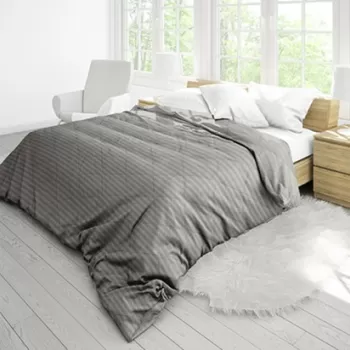 Pilota Alcam Damasc Grey 180x200 cm, umplutura bambus, 300 g/mp imagine