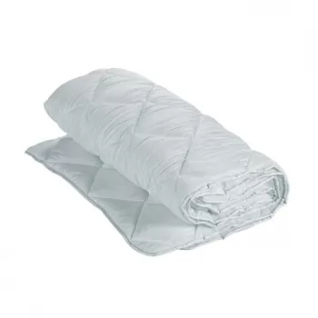 Pilota Alcam de vara din microfibra alba 180x200 cm, 150g/mp imagine