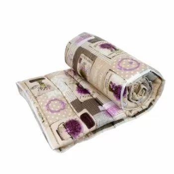 Pilota Alcam Lavanda microfibra matlasata 250gr/mp, 140x200 cm imagine