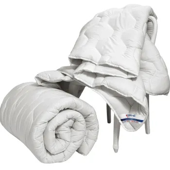 Pilota Alcam, SaniMed(R) 140x200 cm, microfibra matlasata hipoalergenica, 250g/mp umplutura cu tratament SILVERPLUS(R) imagine