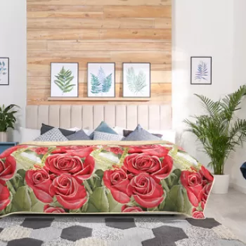 Pilota cocolino, Alcam, Red Rosa, 180x200 cm, 250g/mp imagine