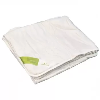 Pilota Green Future NATURE KIDS, 100 x 135 cm, umplutura 100% bambus, alb imagine