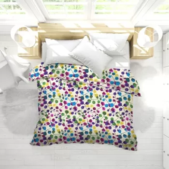 Pilota Polka, microfibra matlasata, 210x240 cm, 350g/mp imagine