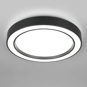 Plafoniera Arco, RL, 40x7.5 cm, 22W, 1x SMD, plastic, negru mat imagine