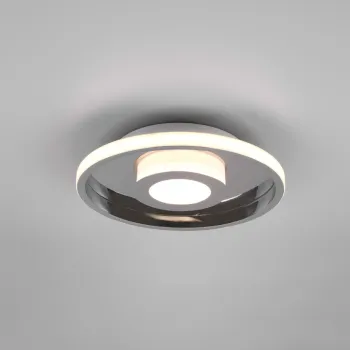 Plafoniera Ascari, TRIO, 30x6.8 cm, 28W, 1x SMD, metal, argintiu imagine