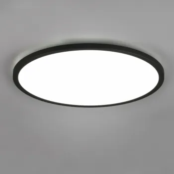 Plafoniera Aureo, RL, 40x2.5 cm, 30W, 1x SMD, plastic, negru mat imagine