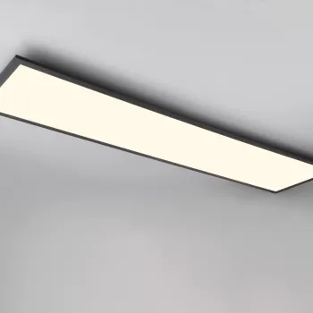 Plafoniera Beta, RL, 119.5x29.5x5.5 cm, 31W, 1x SMD, metal, negru mat/alb imagine