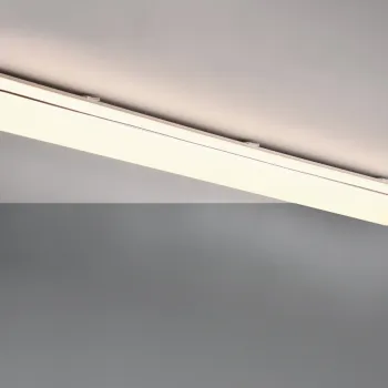 Plafoniera Blanca, RL, 120x17x6 cm, 46W, 1x SMD, plastic, alb/galben imagine