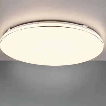 Plafoniera Blanca, RL, 53x5 cm, 46W, 1x SMD, plastic, alb/galben imagine