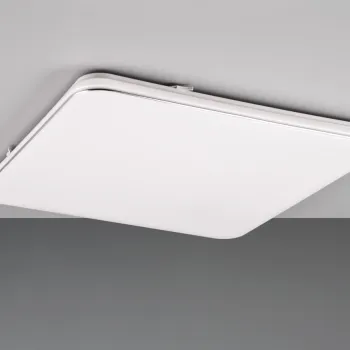 Plafoniera Blanca, RL, 53x53x5 cm, 46W, 1x SMD, plastic, alb/galben imagine
