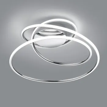 Plafoniera Bologna, RL, 50x48x28 cm, 36W, 1x SMD LED, metal, argintiu imagine