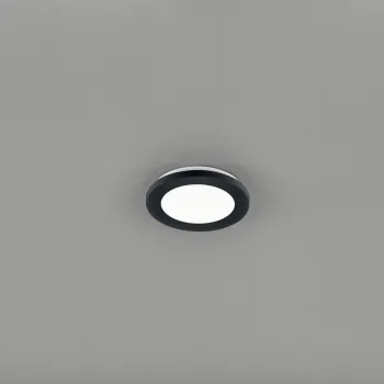 Plafoniera Camillus, RL, 17x3 cm, 9W, 1x SMD, plastic, negru mat imagine