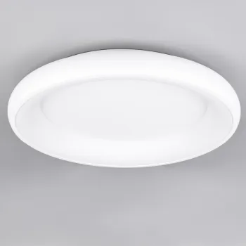 Plafoniera Cardona, TRIO, 62x10 cm, 38W, 1x SMD LED, metal, alb mat imagine