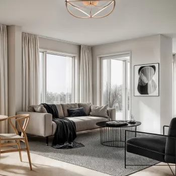 Plafoniera Charivari, TRIO, 62x18 cm, 42W, 1x SMD LED, metal, bronz mat imagine