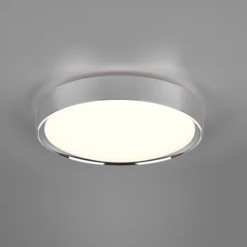 Plafoniera Clarimo, TRIO, 33x9 cm, 18W, 1x SMD, plastic, argintiu imagine