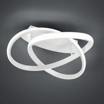 Plafoniera Course, RL, 45x18.8 cm, 18W, 1x SMD LED, metal, alb mat imagine