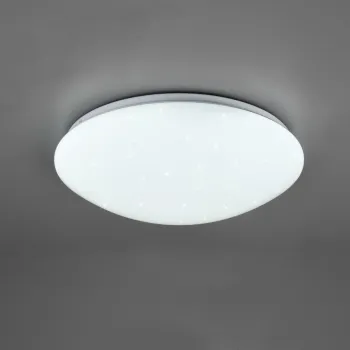Plafoniera cu efect stele Lukida, RL, 38x10.5 cm, 18W, 1x SMD, plastic, alb imagine