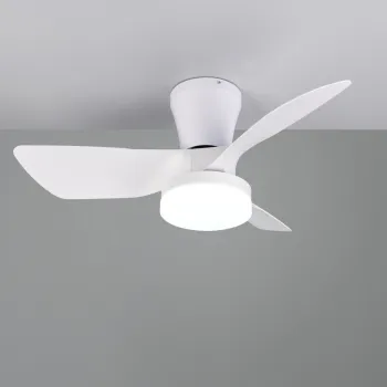 Plafoniera cu ventilator Randers, RL, 76x26 cm, 20W, 1x SMD, plastic/metal, alb mat imagine