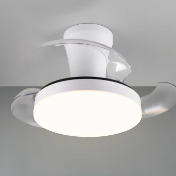 Plafoniera cu ventilator Tampere, RL, 30x22 cm, 24W, 1x SMD, metal/plastic, alb imagine