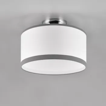 Plafoniera Davos, RL, 30x22 cm, 28W, 2x E14, metal, gri/alb imagine