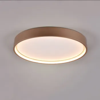 Plafoniera Doha, TRIO, 45x5.5 cm, 29W, 1x SMD, metal, maro imagine