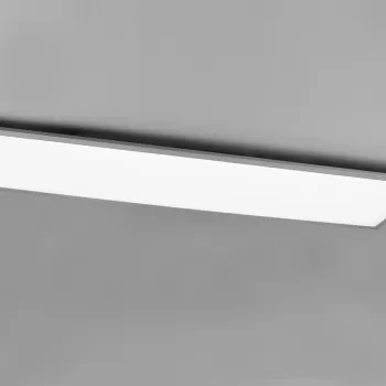 Plafoniera Gamma, RL, 119.5x29.5x5 cm, 33.5W, 1x SMD, metal, titaniu imagine
