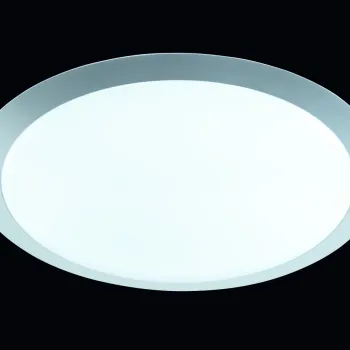 Plafoniera Gonzalo, TRIO, 42x10 cm, 25W, 1x LED, metal, titaniu imagine