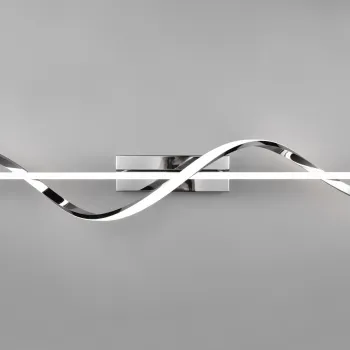 Plafoniera Isabel, RL, 100x18x25.5 cm, 26W, 1x SMD, metal, argintiu imagine