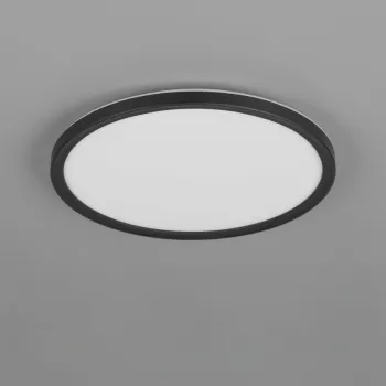 Plafoniera Joko, RL NOW, 29x3 cm, 18W, 1x SMD, plastic, negru imagine