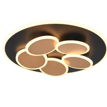 Plafoniera Mandala, TRIO, 48x7.5 cm, 35W, 1x SMD, metal, multicolor imagine