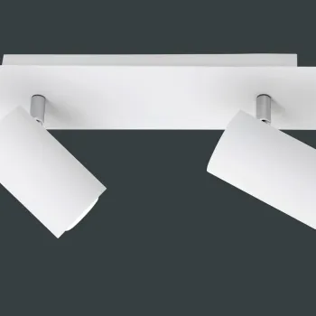 Plafoniera Marley, TRIO, 30x9x15 cm, 35W, 2x GU10, metal, alb imagine