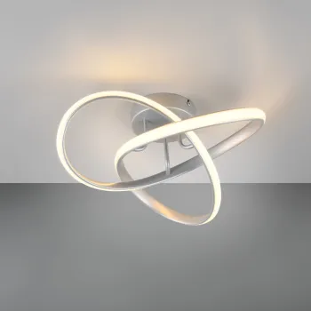 Plafoniera Meo, RL, 40x15 cm, 15W, 1x SMD, metal, titaniu imagine