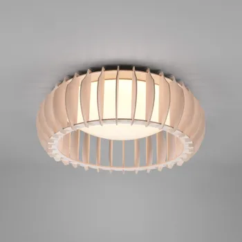 Plafoniera Monte, RL, 40x14 cm, 16.5W, 1x SMD, plastic, alb/natur imagine