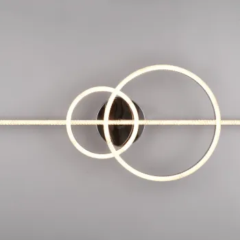 Plafoniera Montilla, TRIO, 100x40x12.5 cm, 54W, 1x SMD, metal, argintiu imagine