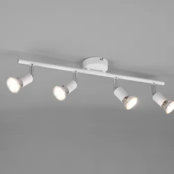 Plafoniera Paris, RL, 50x8x13.5 cm, 35W, 4x GU10, metal, alb mat imagine