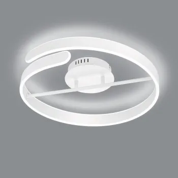 Plafoniera Parma, RL, 50x13.5 cm, 37W, 1x SMD, metal, alb mat imagine