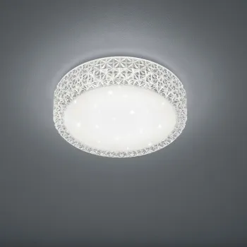 Plafoniera Pegasus, RL, 28.6x8.6 cm, 12W, 1x SMD, acril, alb imagine