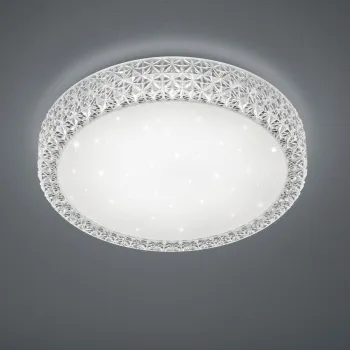 Plafoniera Pegasus, RL, 39.6x8.6 cm, 24W, 1x SMD, acril, alb imagine