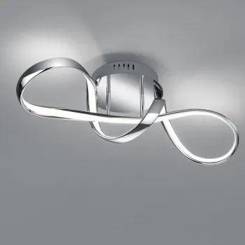 Plafoniera Perugia, RL, 60x18x22 cm, 28W, 1x SMD, metal, argintiu imagine