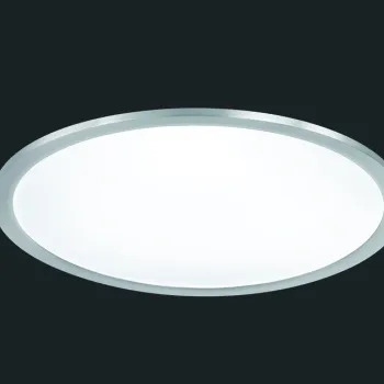 Plafoniera Phoenix, TRIO, 45x4 cm, 26W, 1x SMD, metal, nichel mat imagine