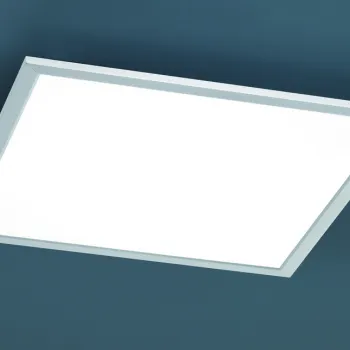 Plafoniera Phoenix, TRIO, 45x45x4 cm, 26W, 1x LED, metal, nichel mat imagine